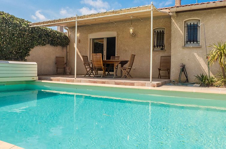 Unterkunft 0463305 - Ferienhaus Languedoc-Roussillon - Vakantiehuis Haus für 4 Personen mit großem Privatpool