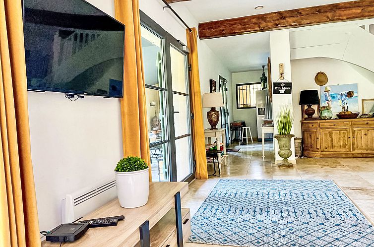 Vakantiehuis Klimatisiertes Mas Les Heures Bleues mit Pool