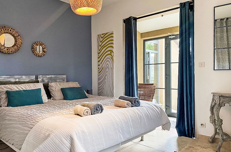 Vakantiehuis Klimatisiertes Mas Les Heures Bleues mit Pool