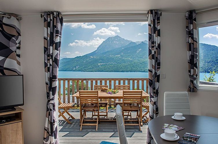 Unterkunft 04814403 - Appartement Provence / Cote d'Azur - Appartement Gemütliches Chalet am Ufer des Sees von Serre-P