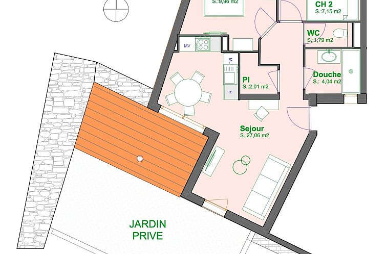 Appartement Provenzalisches Landhaus am Meer in ruhiger Lage
