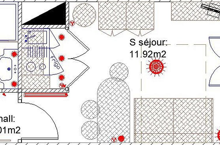 Appartement Studio "Observatoire" möbliert 20m2 mit Balkon 