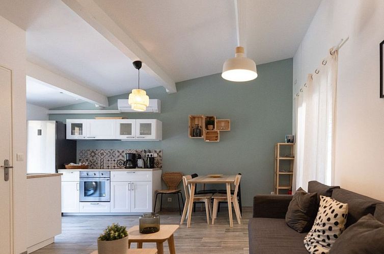 Vakantiehuis Gîte im Herzen der Weinberge, Terrasse mit ate