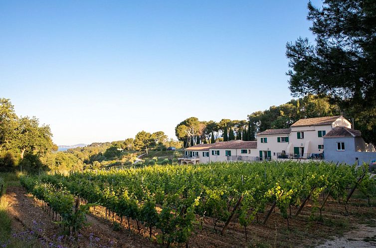 Vakantiehuis Gîte im Herzen der Weinberge, Terrasse mit ate