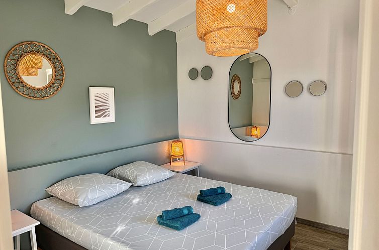 Vakantiehuis im Herzen eines Weinguts, schattige Terrasse mi