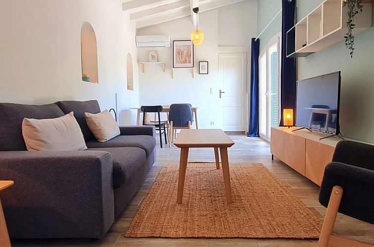 Vakantiehuis im Herzen eines Weinguts, schattige Terrasse mi