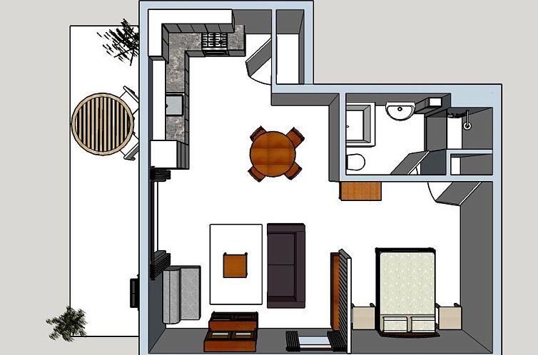 Vakantiehuis Gîte für zwei Personen
