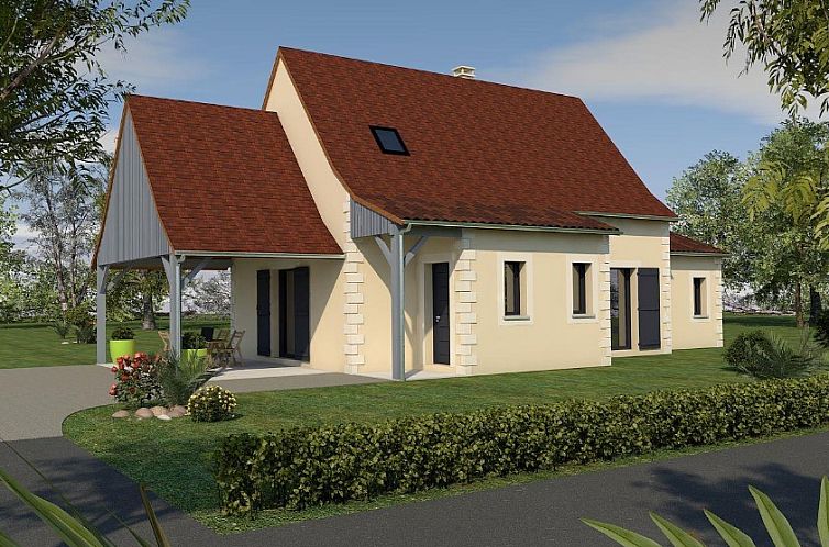 Vrijstaande woning in Gourdon