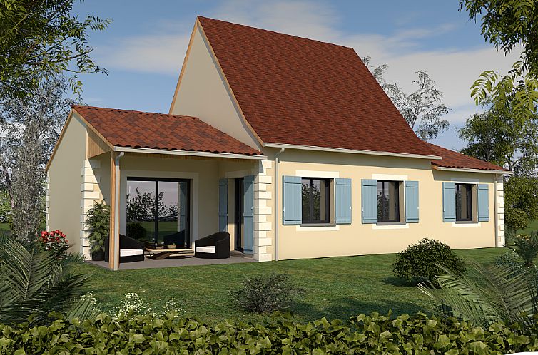 Vrijstaande woning in Gourdon