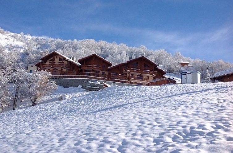 Attractive Chalet Adele in Saint Martin de Belleville, a winter paradise in the French Alps, perfect for a rustic stay.