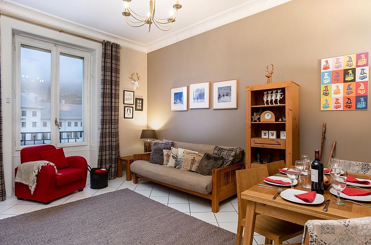 Appartement in Chamonix und Bergblick