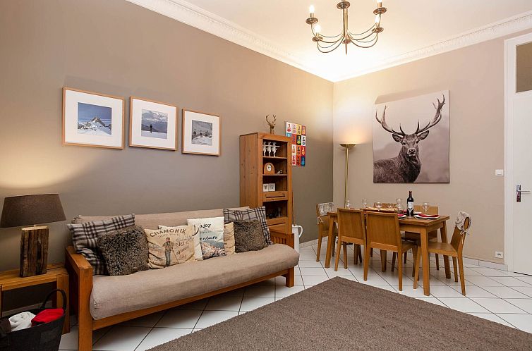 Appartement in Chamonix und Bergblick