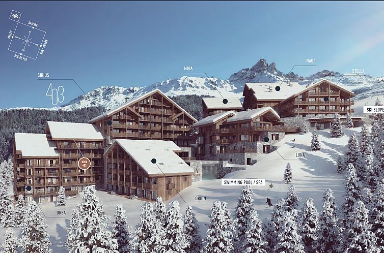 Appartement in Meribel