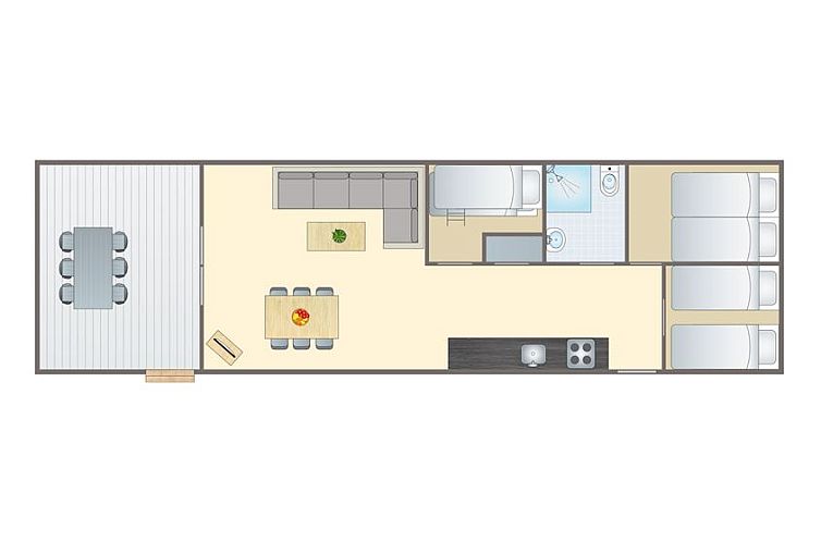 Mooi Zutendaal | 4-6-persoons chalet | 4-6B