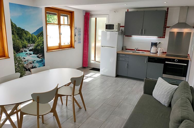 Appartement Gite Iris Montagnes du Jura mit Spa Sauna Fluss