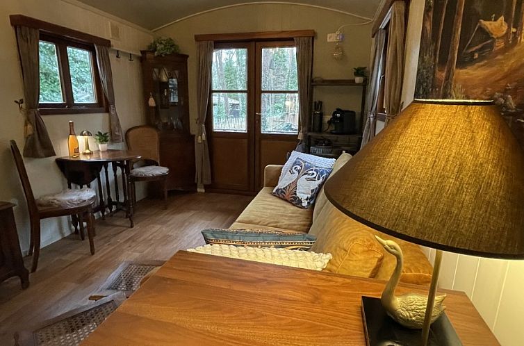 Pipowagen de Zwaan in Hoge Kempen nabij Maastricht