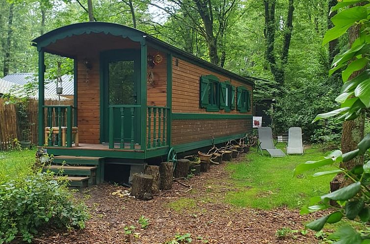 Charming vacation home Cottage in Gellik Lanaken, surrounded by green nature in Limburg, Belgium.