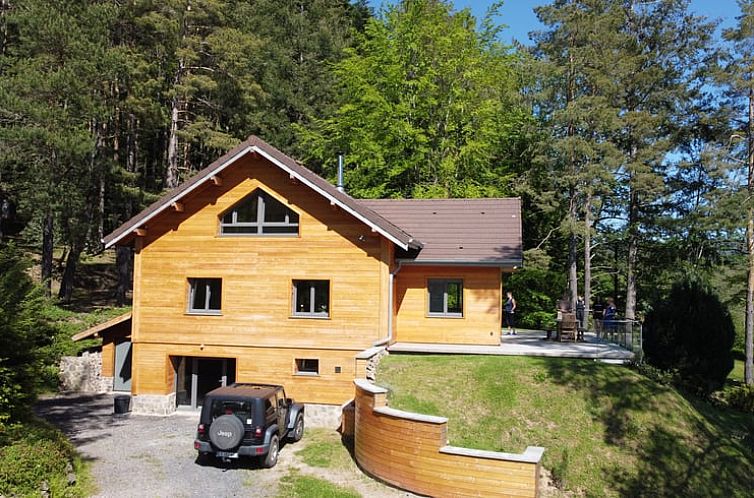 Vakantiehuis Huisje in Fraize, gelegen in het schilderachtige landschap van Lotharingen, Frankrijk, met een prachtig uitzicht op de natuur.