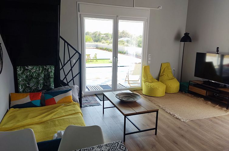 Vakantiehuis Kinderfreundliche Pool Villa 5p Seaside Beach F