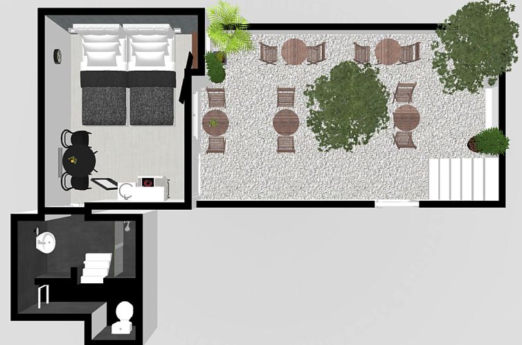 Appartement Wohnung "Honey Sukle" mit Grill