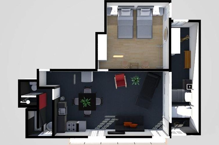 Appartement Wohnung "Bougainvillea" mit Balkon