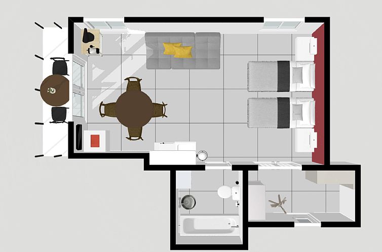 Appartement "Olive Tree" mit Balkon