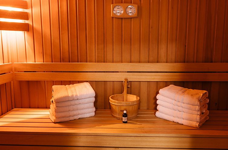 Vakantiehuis Modernes Ferienhaus mit Sauna und Whirlpool