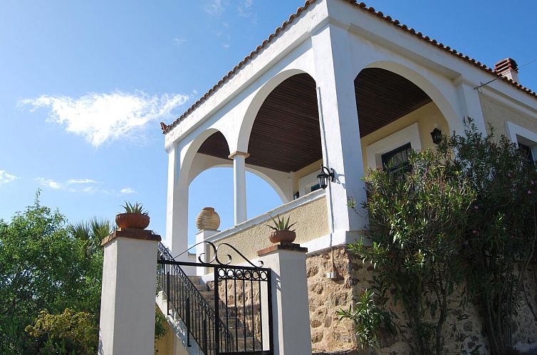 Vakantiehuis Spiti Limnos, idyllisch gelegen im Orangenhain