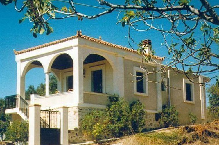 Vakantiehuis Spiti Limnos, idyllisch gelegen im Orangenhain