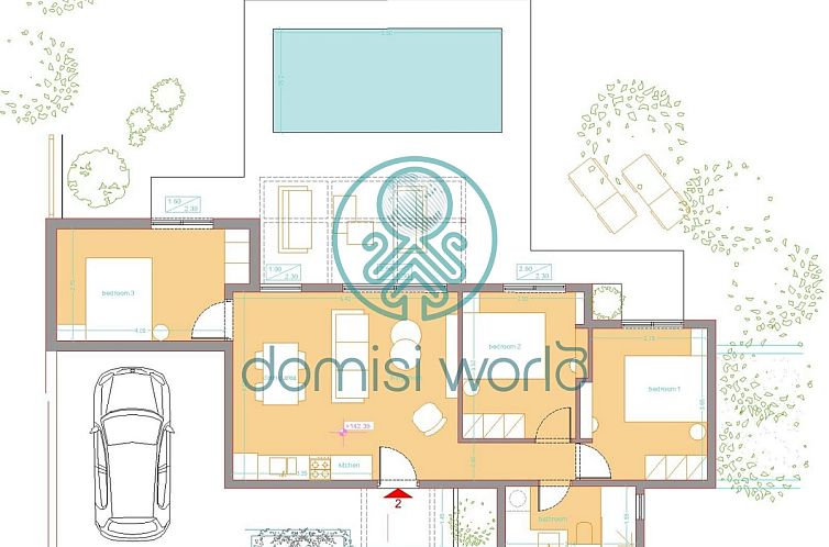 Geschakelde woning in Asomatos