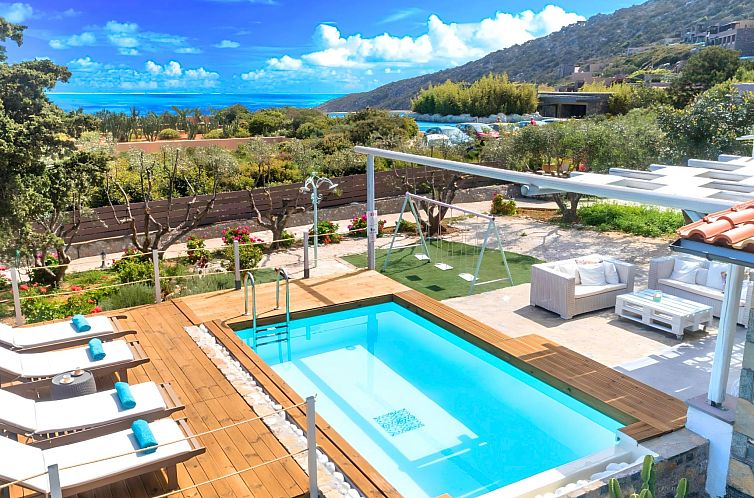 Vakantiehuis Cretan Lodge Beheizter Pool