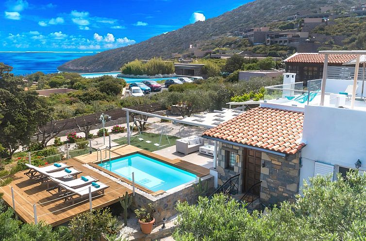 Vakantiehuis Cretan Lodge Beheizter Pool