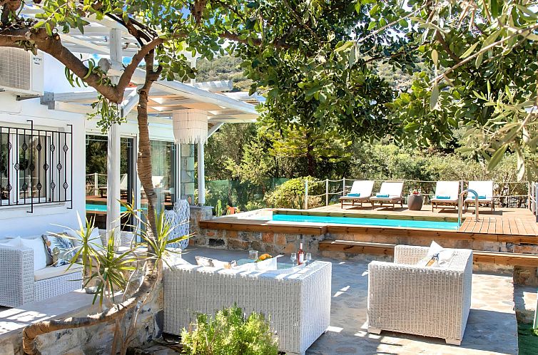 Vakantiehuis Cretan Lodge Beheizter Pool