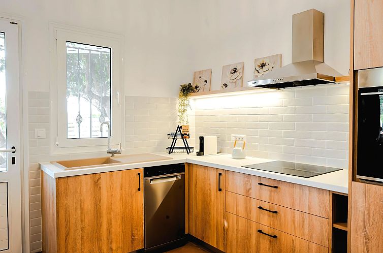 Vakantiehuis "Cretan Lodge" mit Blick auf das Wasser