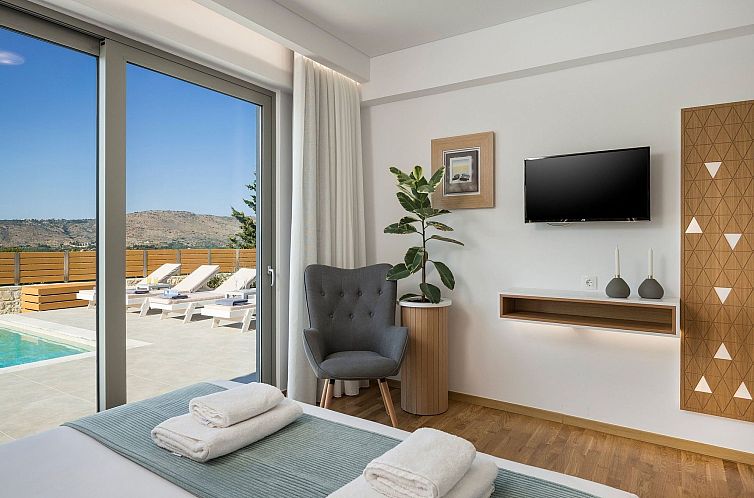 Vakantiehuis Villa White Harmony 6km vom Strand entfernt mit