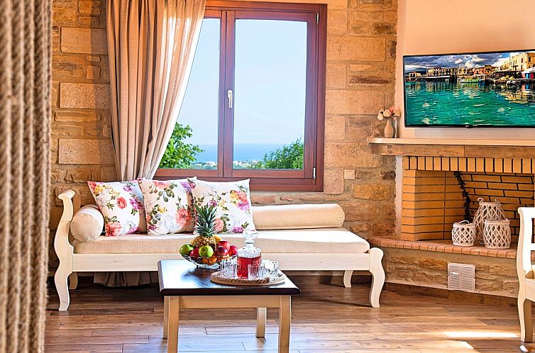 Vakantiehuis Cretan Sunrise Villa Heated Pool