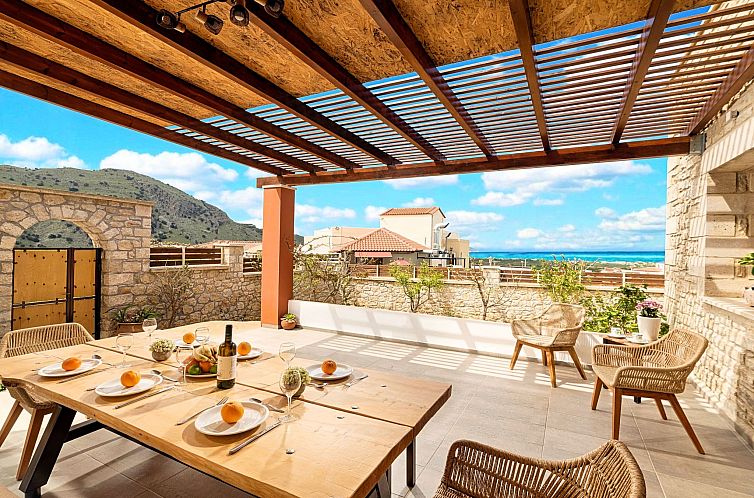Vakantiehuis Cretan Sunrise Villa Heated Pool