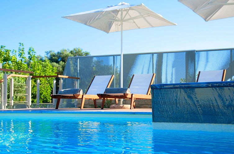 Vakantiehuis Haus in Kavallos mit privatem Pool und Panorama