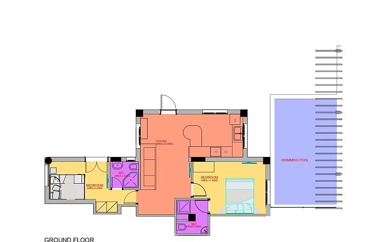 Vakantiehuis Villa Krevatina mit privatem Pool und großer V
