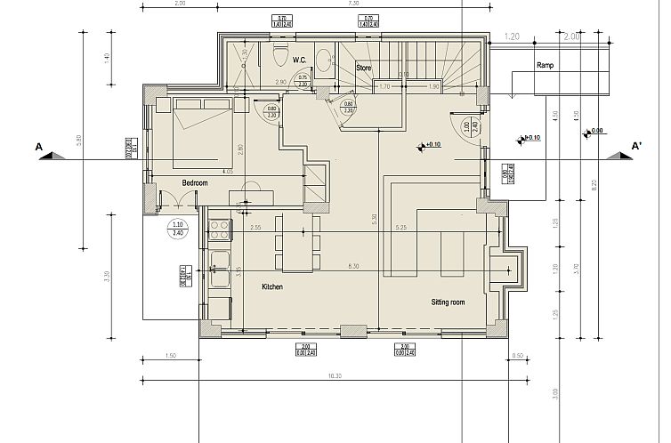 Vrijstaande woning in Arkadi