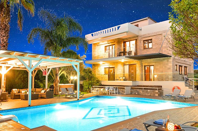 Vakantiehuis Mirsini Villa Privater Pool Jacuzzi