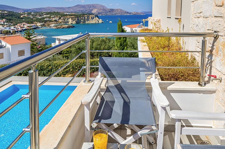 Vakantiehuis Luxusvilla in Almyrida mit wunderschönem Blick