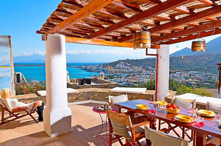 Vakantiehuis Authentisches Kreta Elounda Haus mit Meerblick 