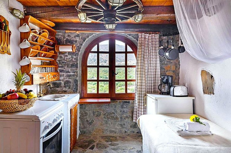 Vakantiehuis Authentisches kretisches Steinhaus Clio mit Aus