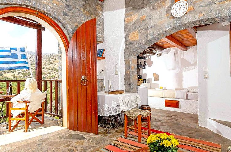 Vakantiehuis Authentisches kretisches Steinhaus Clio mit Aus
