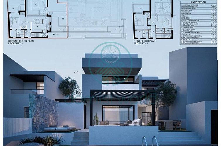 Geschakelde woning in Sisi