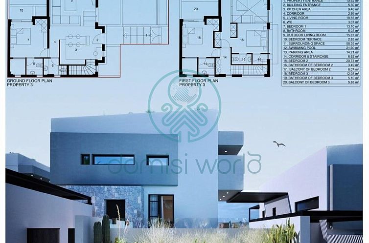 Geschakelde woning in Sisi