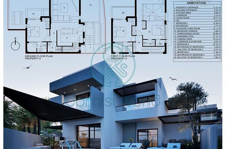 Geschakelde woning in Sisi
