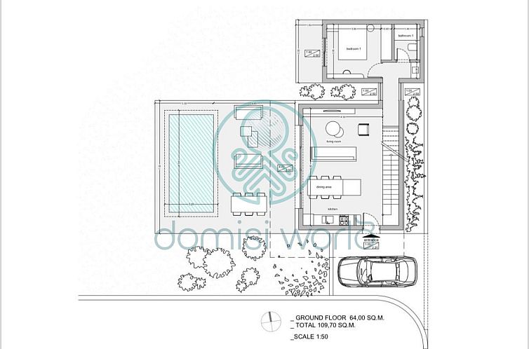 Vrijstaande woning in Sfakaki