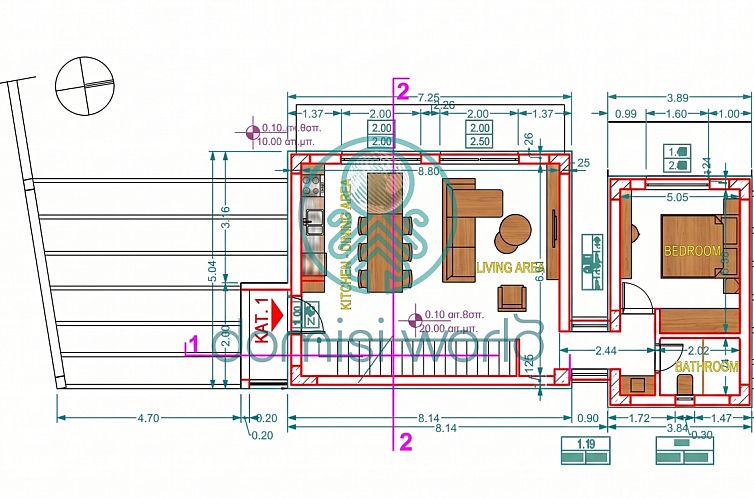 Vrijstaande woning in Sfakaki